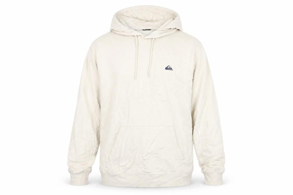 Quiksilver Men’s Beige Pullover Hoodie XL Cotton Blend