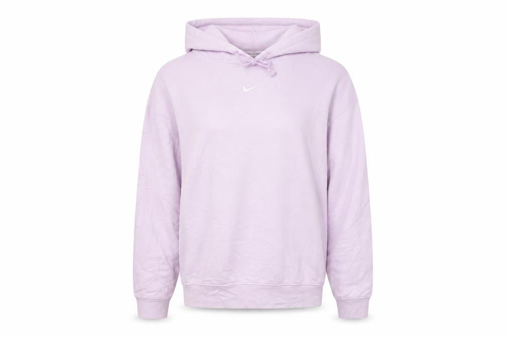 Nike Womens Lilac Hoodie Medium Pullover Cotton Blend Casual