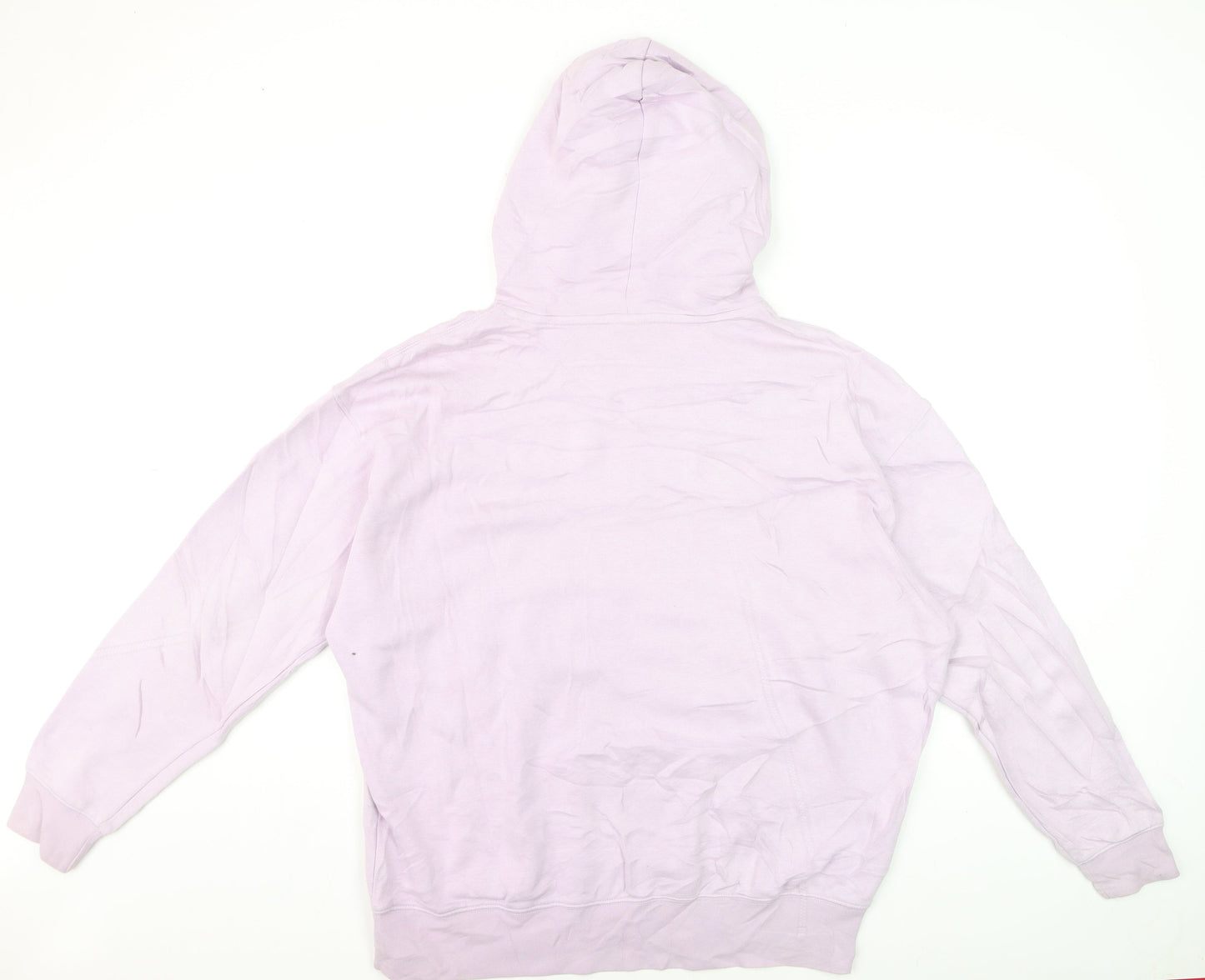 Nike Womens Lilac Hoodie Medium Pullover Cotton Blend Casual