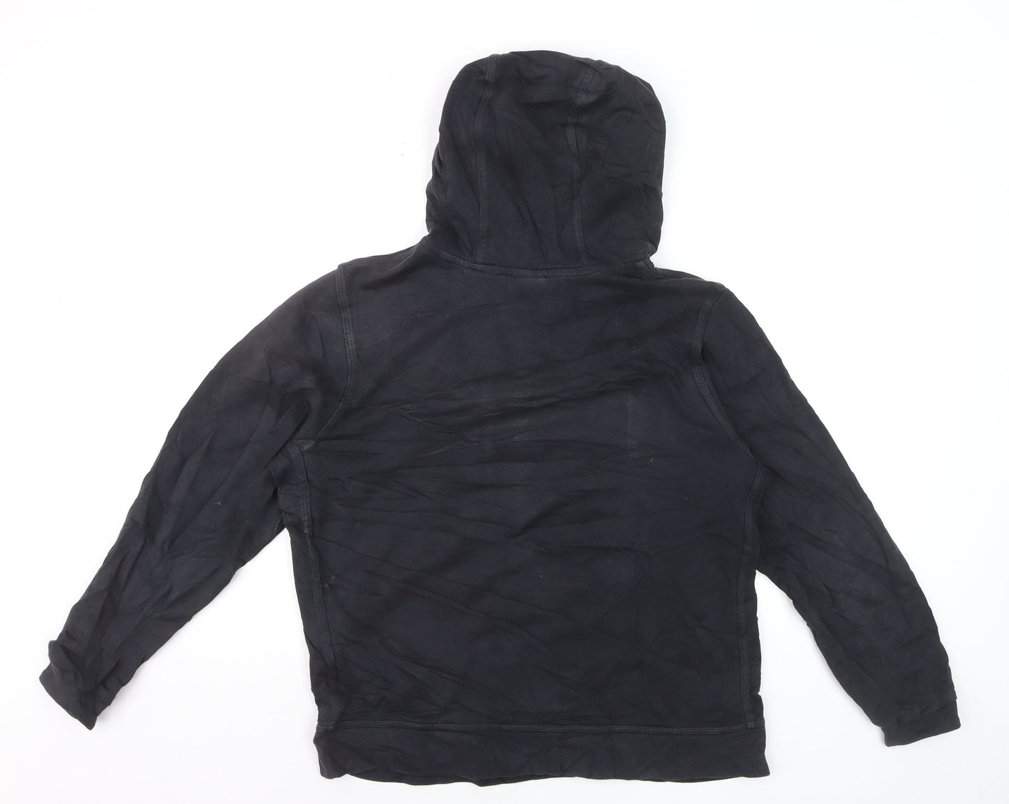 Nike Teens Black Pullover Hoodie XL Logo Fleece Sweatshirt