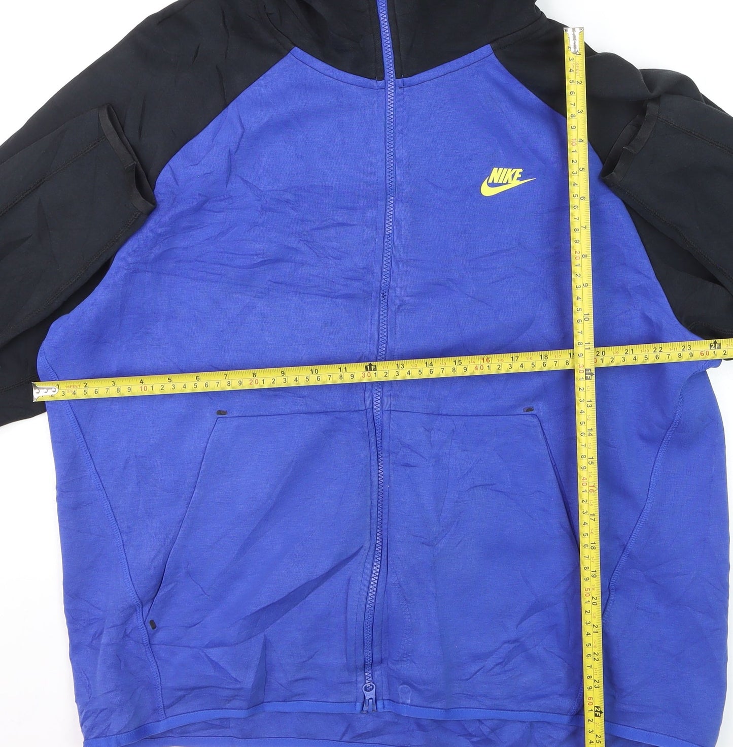 Nike Men's Blue Full Zip Hoodie XL Sportswear Sweatshirt