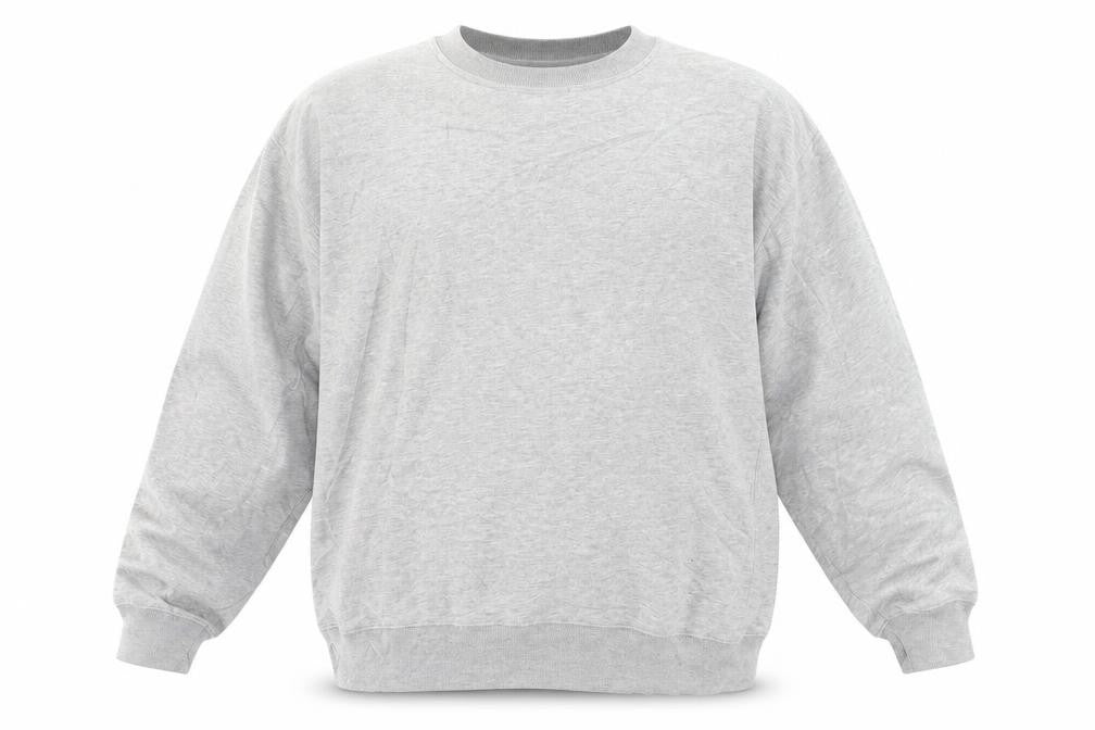 Nautica Men's Grey Crew Neck Pullover Sweatshirt L Regular Fit