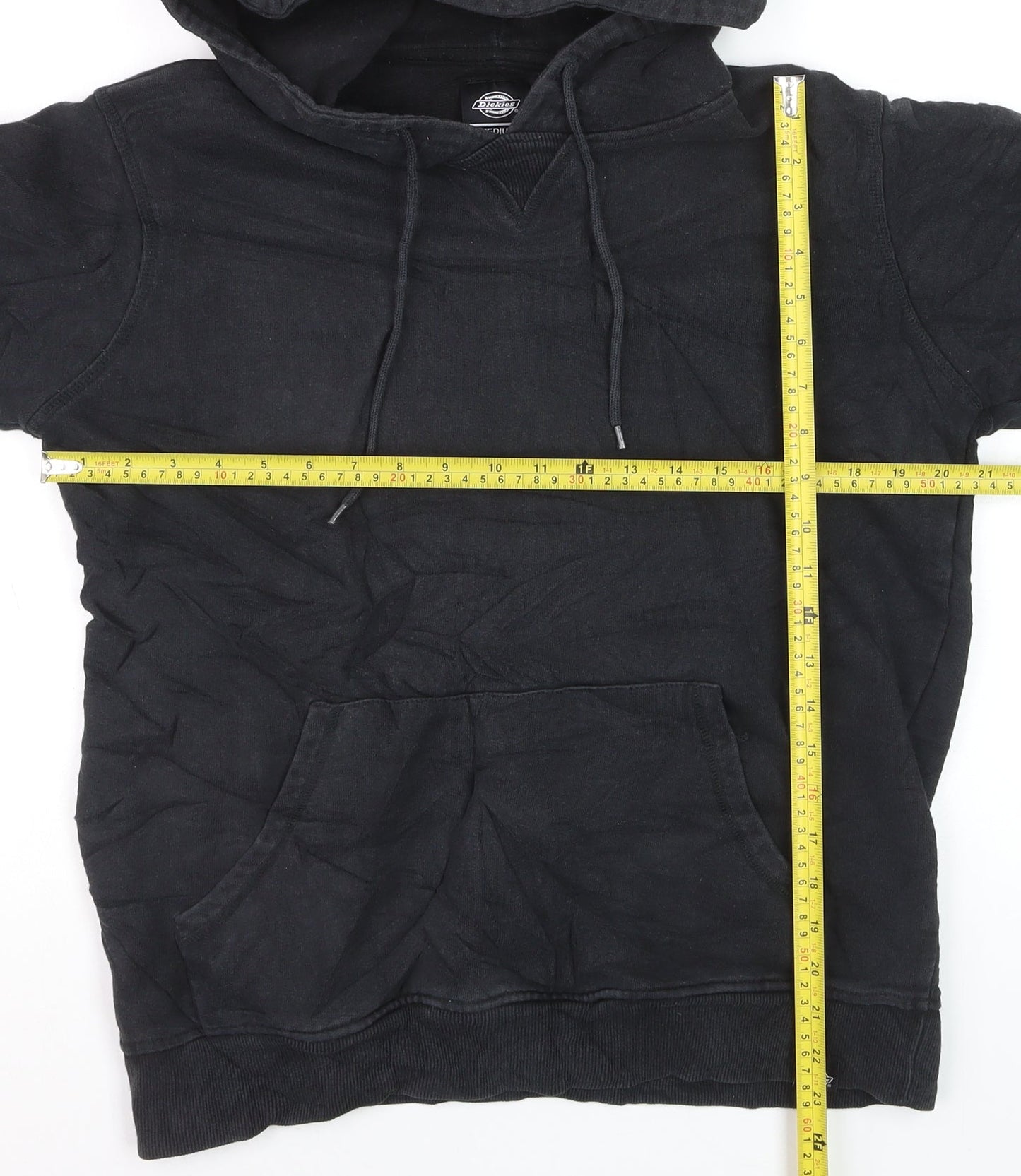 Dickies Men's Black Pullover Hoodie Medium Regular Fit Fleece