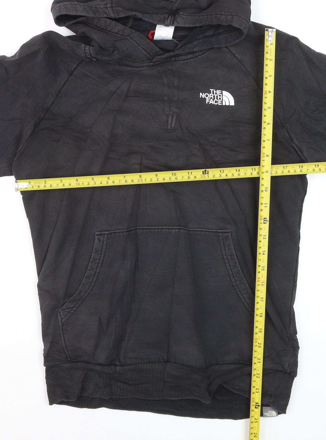 The North Face Men's Black Pullover Hoodie Size S Cotton Graphic
