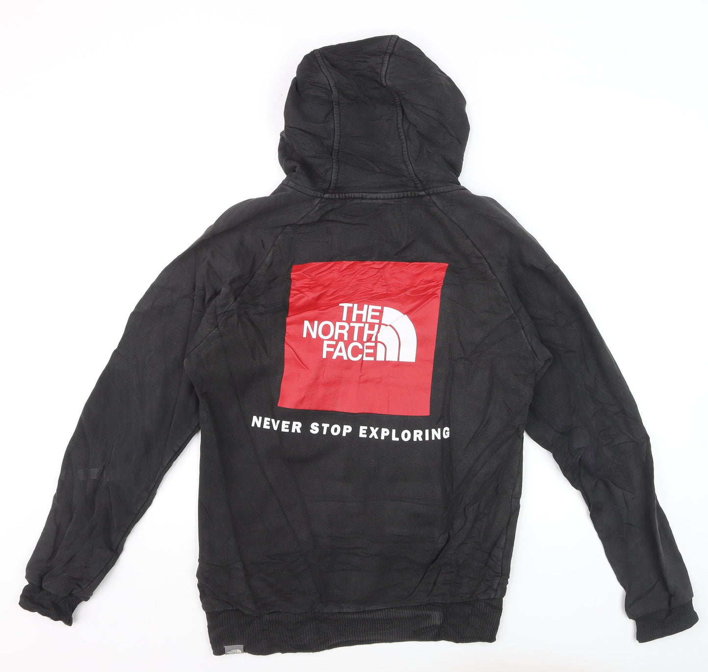The North Face Men's Black Pullover Hoodie Size S Cotton Graphic