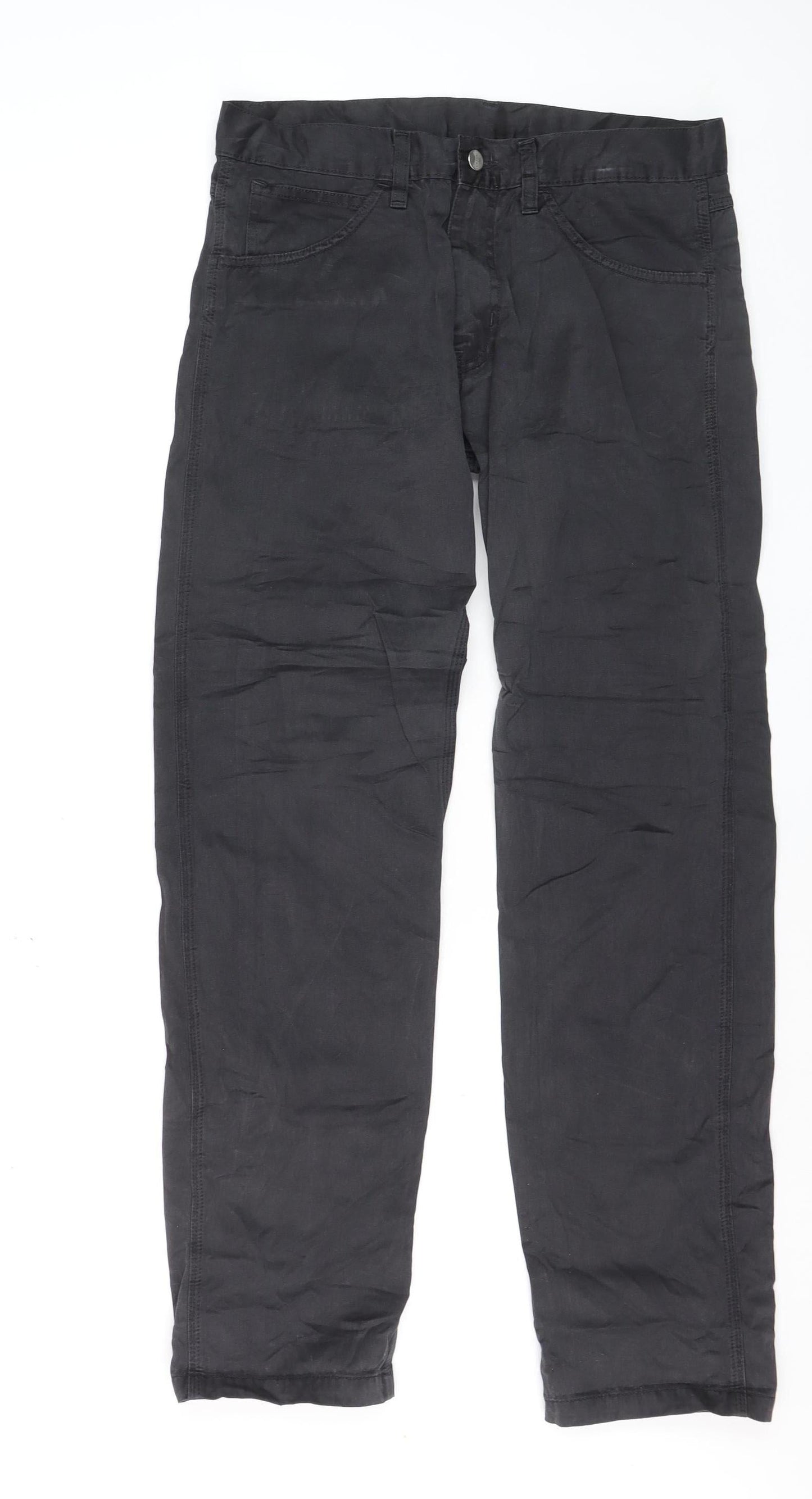Carhartt Men's Black Skill Pant Chino Trousers 31x32 Regular Fit