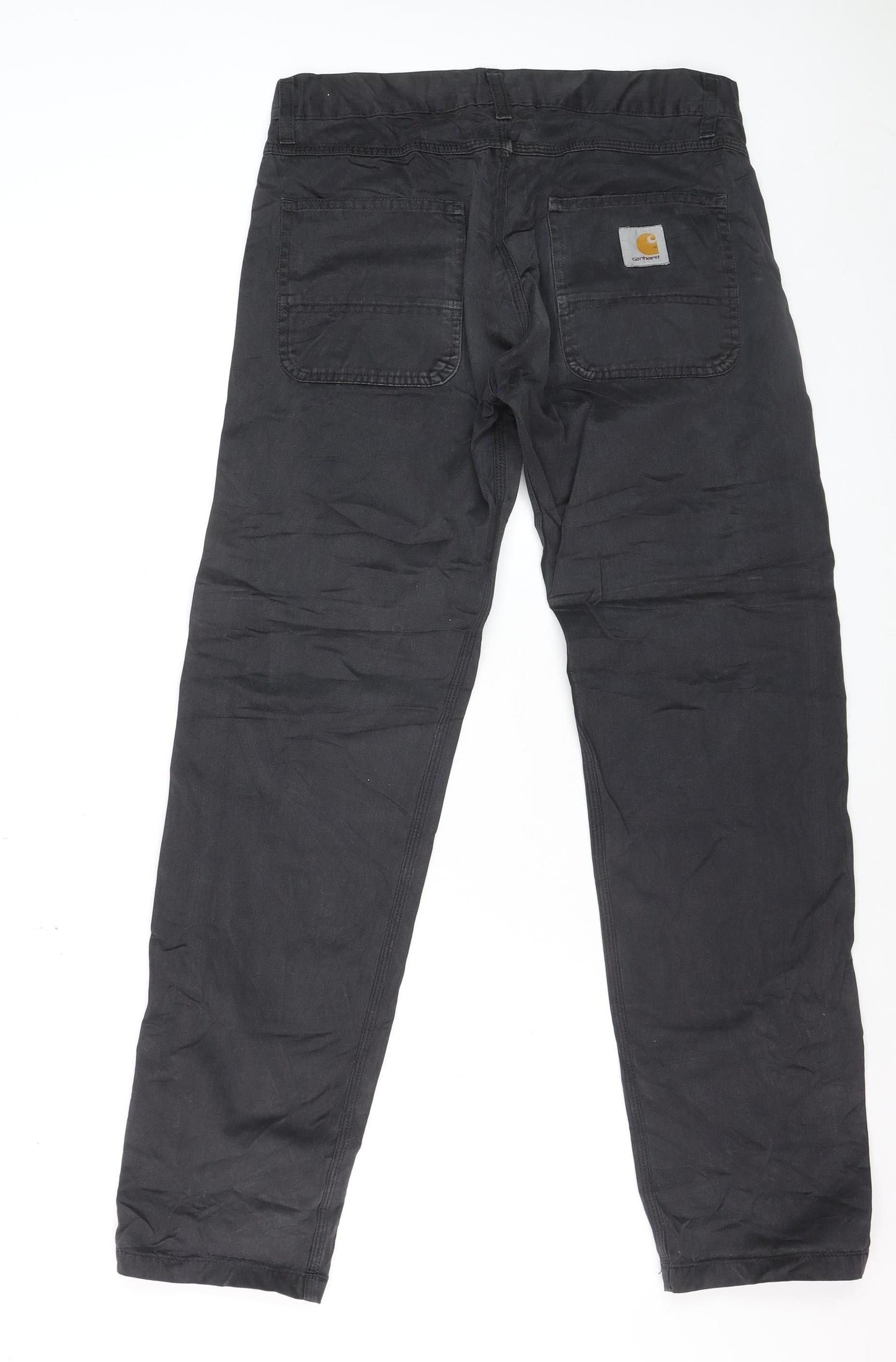 Carhartt Men's Black Skill Pant Chino Trousers 31x32 Regular Fit