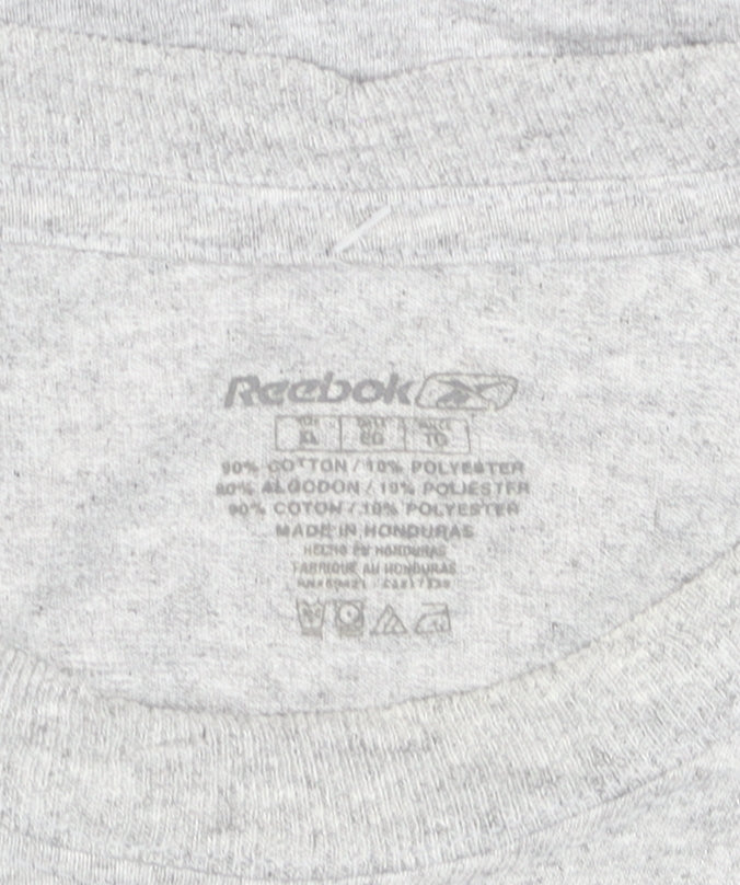 Reebok Men's Grey NFL Patriots Champions T-Shirt Size XL