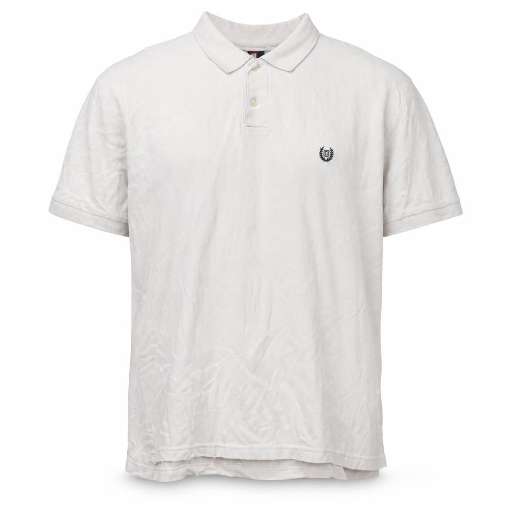 Chaps Men's Beige Cotton Collared XL Polo T-Shirt