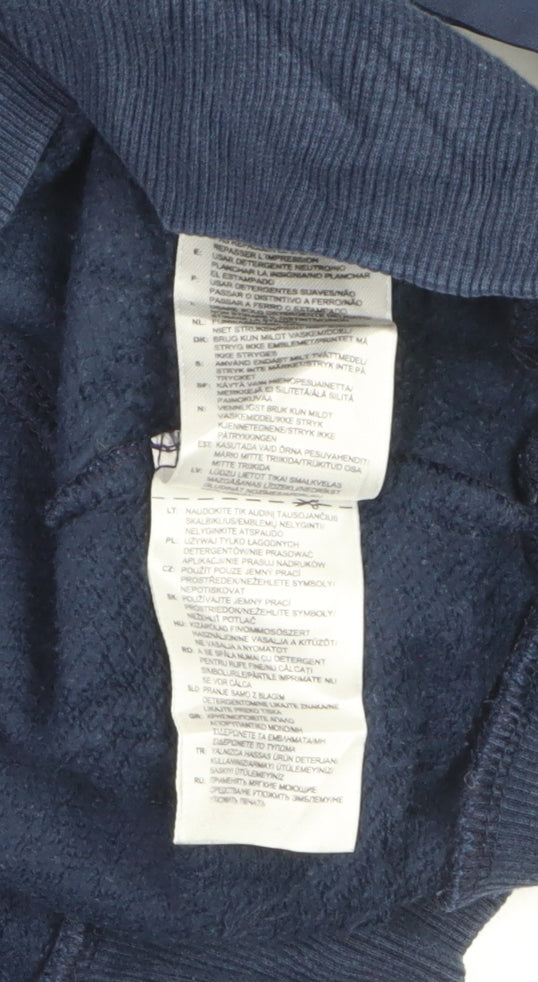 Adidas Men's Blue Crew Neck Pullover Sweatshirt Size M Sportswear