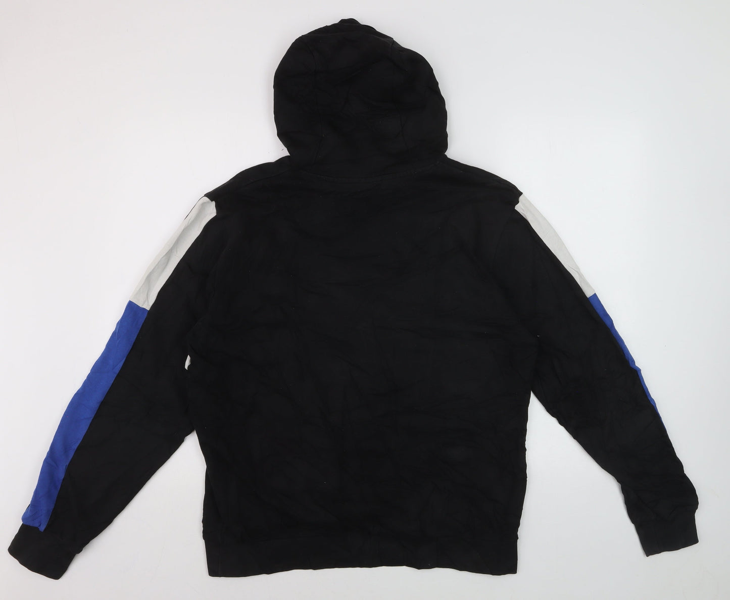 Umbro Men's Black Pullover Hoodie L Sports Style Graphic Print