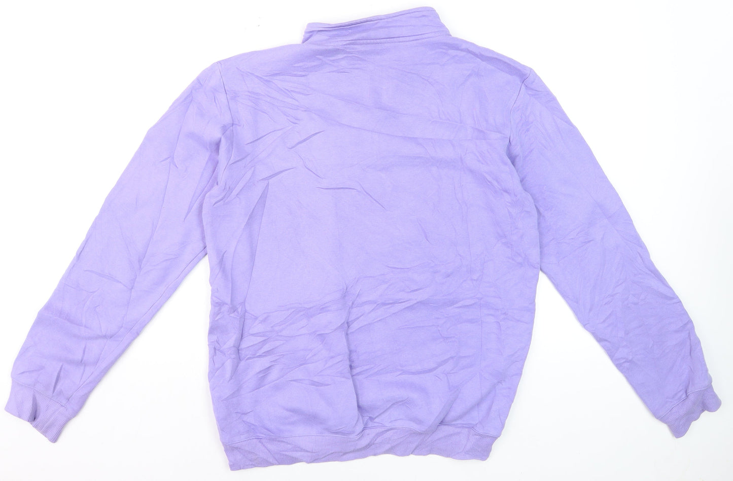 Reebok Classic Women's Purple 1/4 Zip Sweatshirt Size S