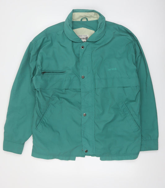 Chevrier Men's Green Mid-Length Casual Jacket Size M Classic Outdoor Style