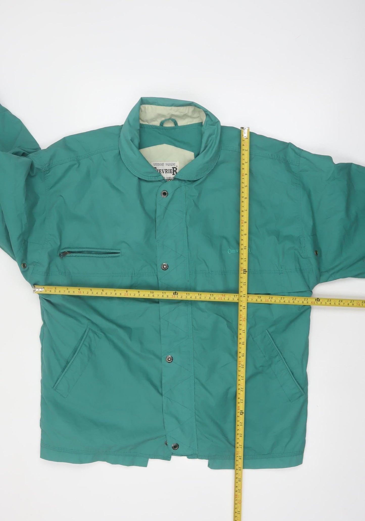 Chevrier Men's Green Mid-Length Casual Jacket Size M Classic Outdoor Style
