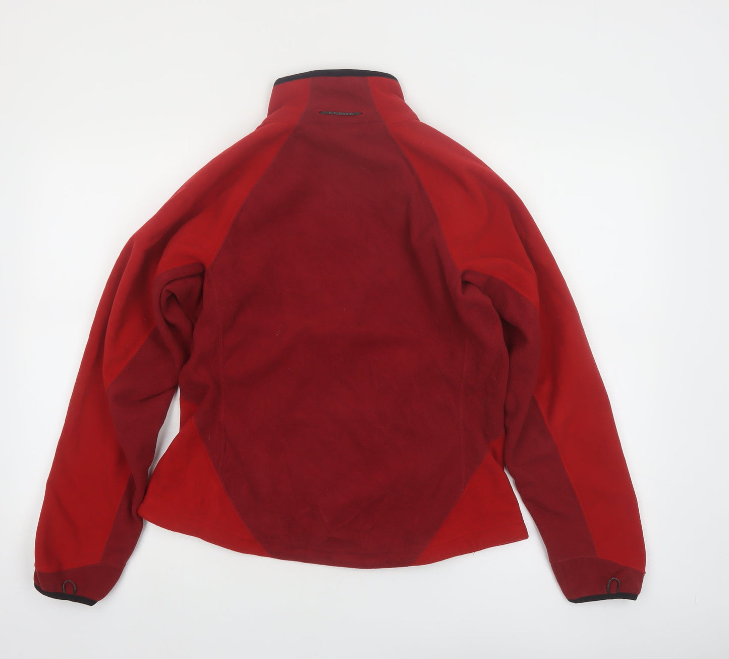 L.L.Bean Women's Red Fleece Jacket Size S Full Zip Outdoor Wear