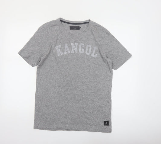 Kangol Original Men's Grey Crew Neck Short Sleeve T-Shirt M