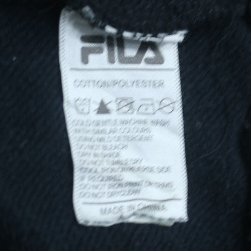 Fila Boys Black Size 12 1/4 Zip Pullover Sweatshirt
