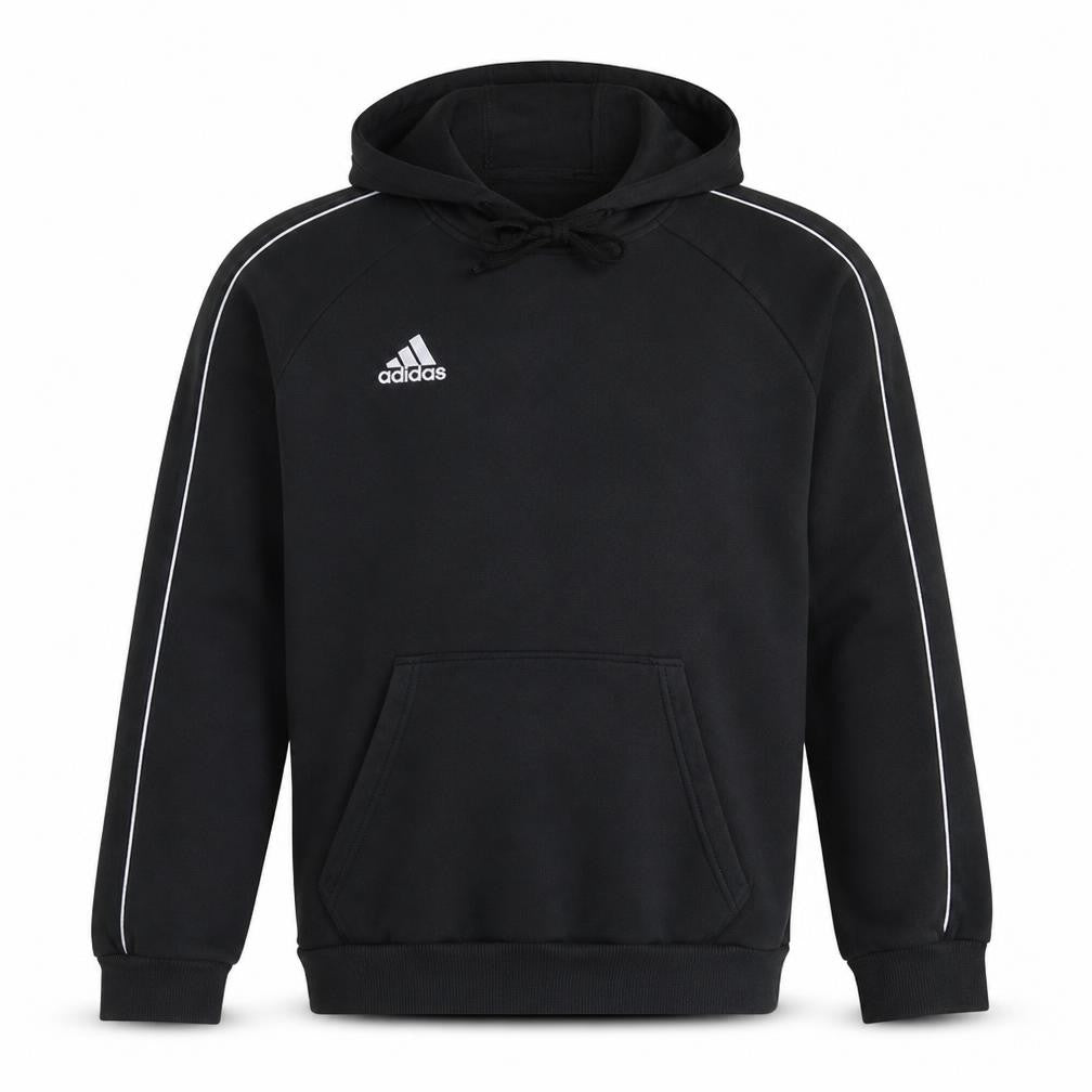Adidas Men's Black Pullover Hoodie M Fleece Sportswear