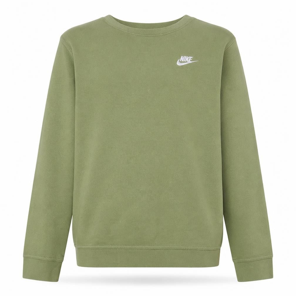 Nike Boys Green Crew Neck Fleece Sweatshirt XL (158-170cm) Pullover