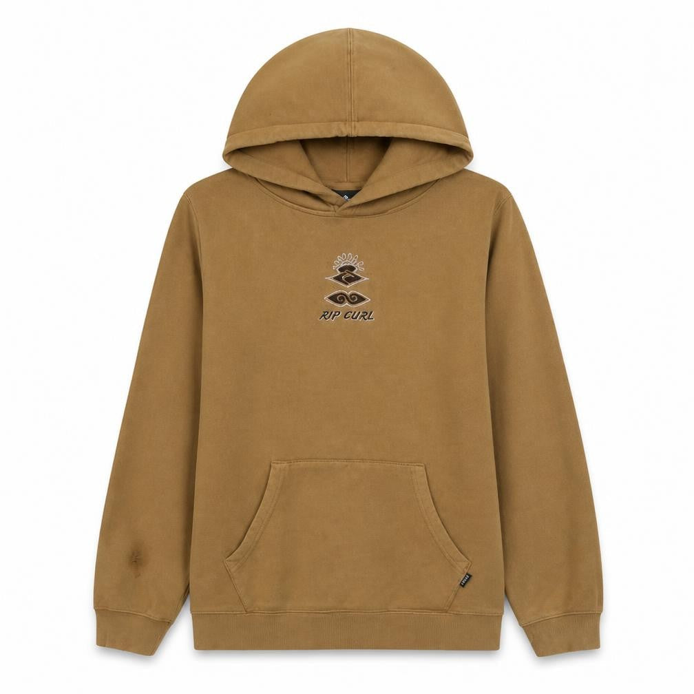 Rip Curl Womens Brown Size 14 Pullover Hoodie Cotton Blend
