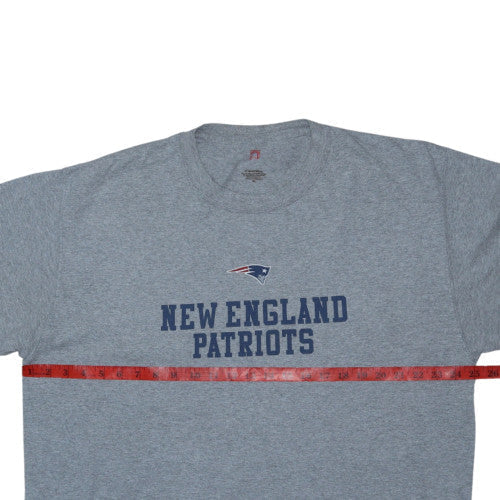 VF Imagewear Men’s Grey New England Patriots Cotton Blend T-Shirt XL