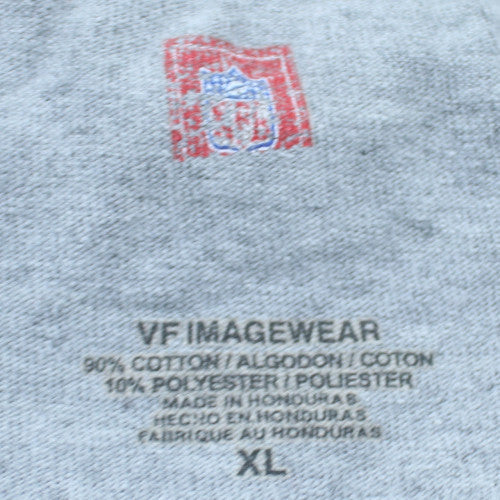 VF Imagewear Men’s Grey New England Patriots Cotton Blend T-Shirt XL