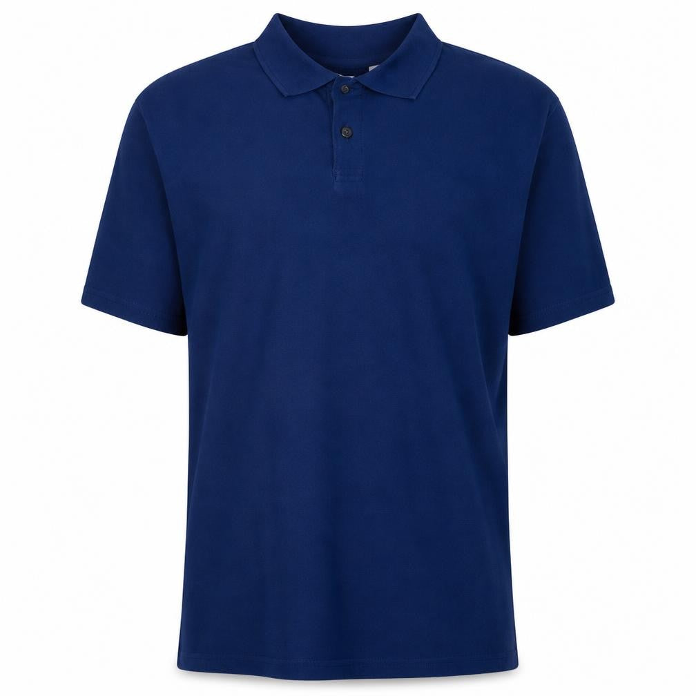 Calvin Klein Men’s Blue Liquid Touch Polo Shirt XL Cotton