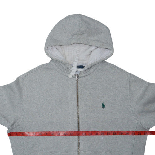Ralph Lauren Men's Grey Full Zip Hoodie Size M Regular Fit
