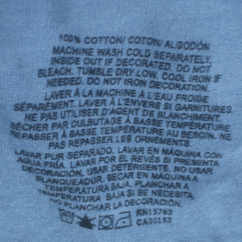 Champion Men's Blue Myrtle Beach Graphic T-Shirt XL Cotton Crew Neck