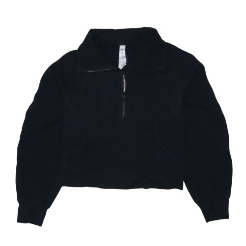 Lululemon Womens Black M/L 1/2 Zip Pullover Sweatshirt