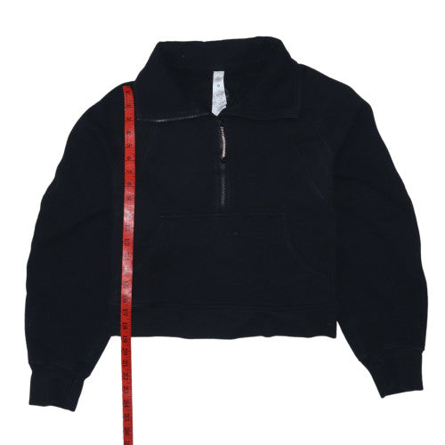 Lululemon Womens Black M/L 1/2 Zip Pullover Sweatshirt