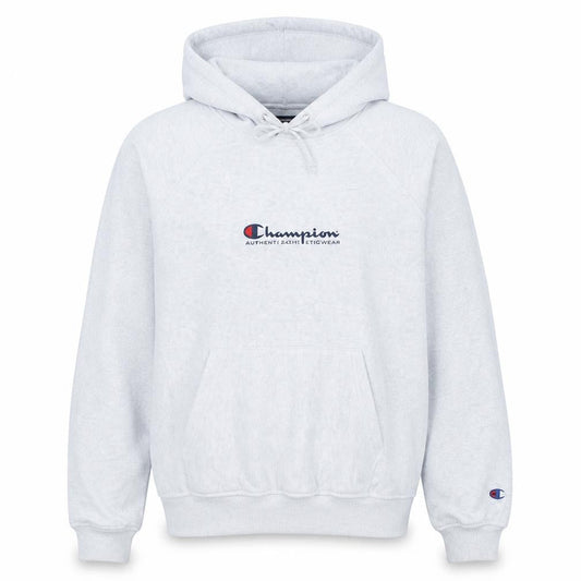 Champion Women's Grey Pullover Hoodie Small Logo Athletic Sweatshirt