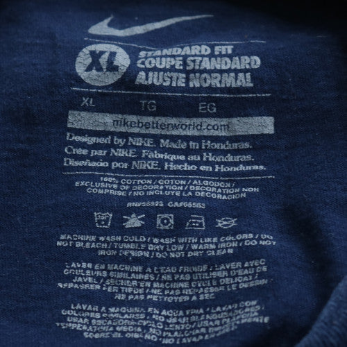 Nike Men’s Blue XL Classic Cotton Crew Neck T-Shirt