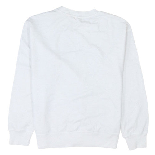Levi's Womens White Crew Neck Pullover Sweatshirt Size M