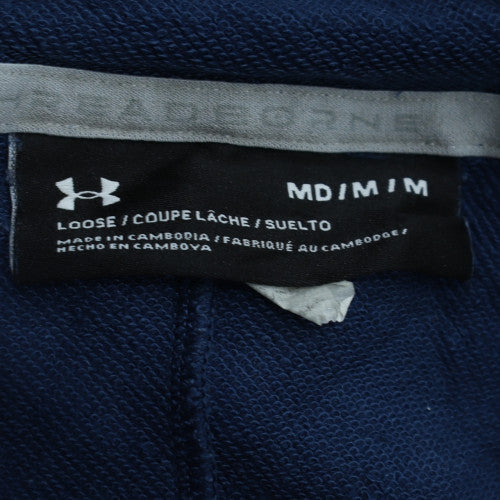 Under Armour Womens Blue Pullover Hoodie Medium Loose Fit
