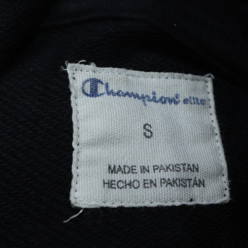 Champion Women's Black Small Pullover Hoodie Cotton Blend