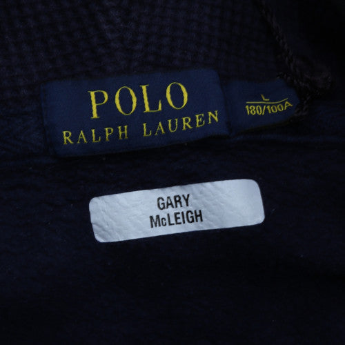 Ralph Lauren Men's Blue Full Zip Hooded Sweatshirt Size L