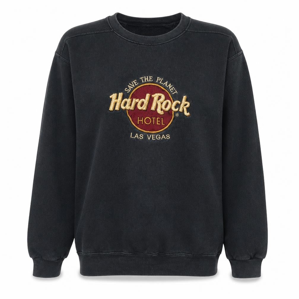 Hard Rock Hotel Las Vegas Black Women's Large Pullover Sweatshirt