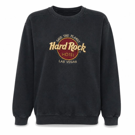 Hard Rock Hotel Las Vegas Black Women's Large Pullover Sweatshirt