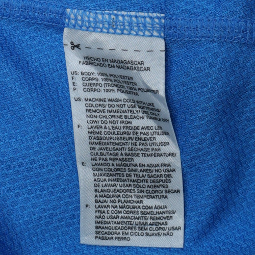 Reebok Mens Blue 2XL Short Sleeve Crew Neck Gym T-Shirt