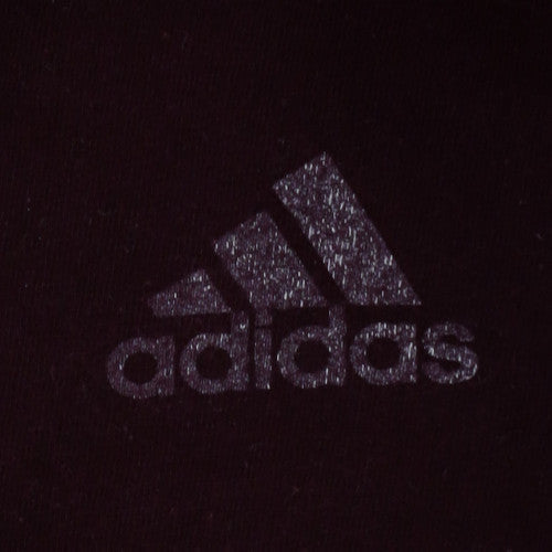 Adidas Men's Black XL Crew Neck Cotton Short Sleeve T-Shirt