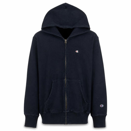 Champion Men's Blue Full Zip Hoodie XL Reverse Weave Cotton