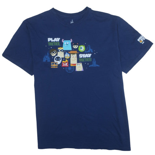 Disney Parks Men's Blue 2XL Toy Story Graphic Cotton T-Shirt