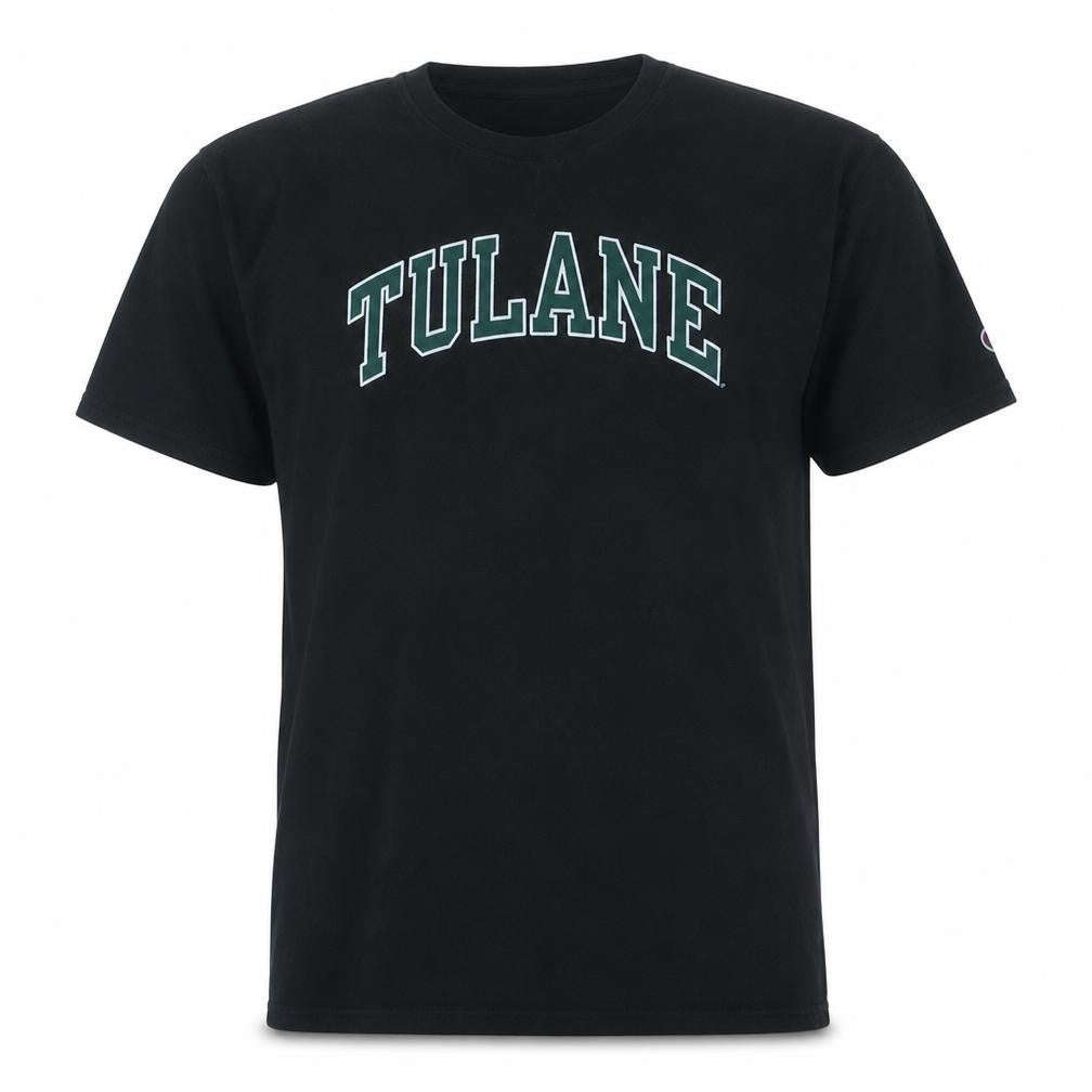 Champion Men's Black Tulane University XL Graphic T-Shirt