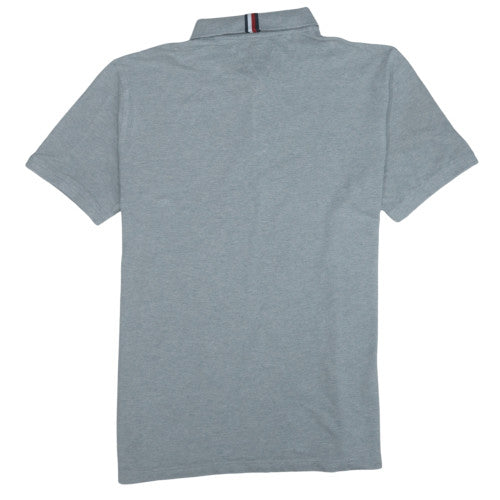 Tommy Hilfiger Men's Grey Cotton Short Sleeve Polo Shirt XL Classic Fit