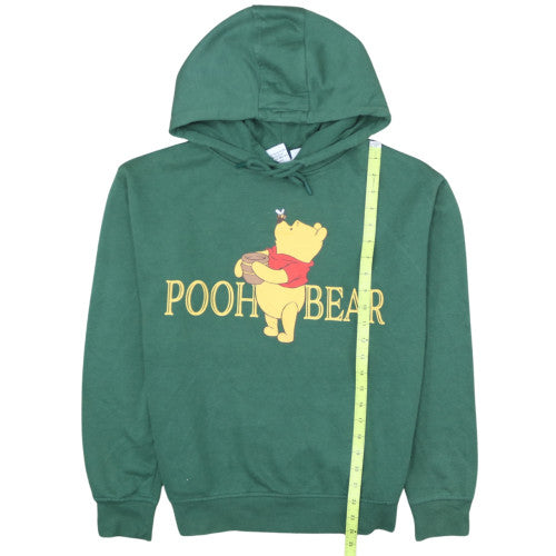 Disney Womens Green Winnie the Pooh Pullover Hoodie Size Small