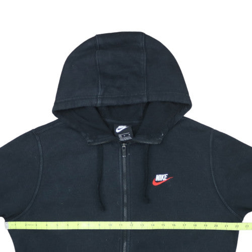Nike Men's Black Full Zip Hoodie Size M Regular Fit Fleece