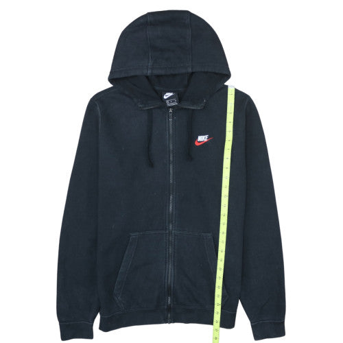 Nike Men's Black Full Zip Hoodie Size M Regular Fit Fleece