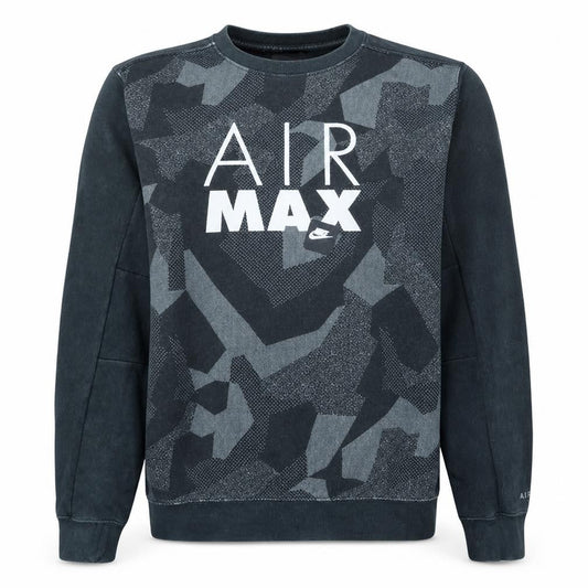 Nike Men's Black Air Max Crew Neck Sweatshirt Size M