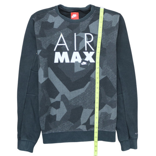Nike Men's Black Air Max Crew Neck Sweatshirt Size M